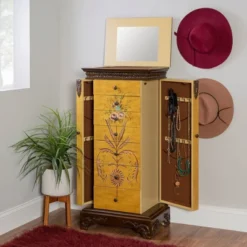 Beatrice Antique Parchment Hand Painted Jewelry Armoire - Powell Company 21 Beatrice Antique Parchment Hand Painted Jewelry Armoire - Powell Company -Furniture Haven Shop GUEST 1c0f35c0 dd81 4c43 99d7 e7ef1c3bd09e