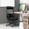 Costway Adjustable Mesh Office Task Chair Heating Lumbar Support Headrest GreyBlack