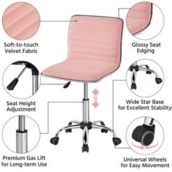 Yaheetech Velvet Low Back Armless Desk Chair Office Chair With Wheels 10 Yaheetech Velvet Low Back Armless Desk Chair Office Chair With Wheels -Furniture Haven Shop GUEST 1d525fb1 35e7 4380 8bec bb2a2d4d26ec