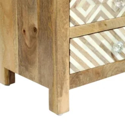Sandia Handcrafted Boho 4 Drawer Mango Wood Nightstand Natural/White - Christopher Knight Home 17 Sandia Handcrafted Boho 4 Drawer Mango Wood Nightstand Natural/White - Christopher Knight Home -Furniture Haven Shop GUEST 1d6271e8 7409 48d2 b5ab bcb3ec1dba3f