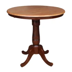 36" Round Counter Height Dining Table With 12" Leaf - International Concepts 14 36" Round Counter Height Dining Table With 12" Leaf - International Concepts -Furniture Haven Shop GUEST 1e29addf 3871 4c38 bb18 6afddbcfe1f8