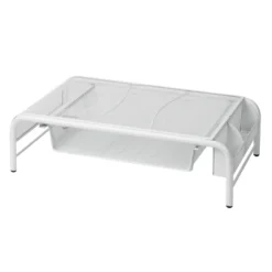 Mind Reader Mesh Monitor Stand With Drawer White 7 Mind Reader Mesh Monitor Stand With Drawer White -Furniture Haven Shop GUEST 1f28b9d6 fd53 47cc 8337 06b2c43e60ae