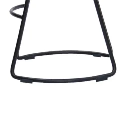 Wooden Saddle Seat Barstool Brown And Black - The Urban Port -Furniture Haven Shop GUEST 1f9f6b00 fb56 473b b66d b9ee90794be5