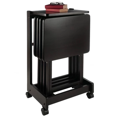 5pc Brienda Set Flip Top Snack Table - Winsome 11 5pc Brienda Set Flip Top Snack Table - Winsome - Image 11