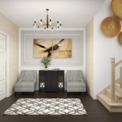 Glam Mirror And Wood Storage Cabinet Black - Olivia & May 32 Glam Mirror And Wood Storage Cabinet Black - Olivia & May -Furniture Haven Shop GUEST 2035585c f60f 416d 8584 8cf798db3c09