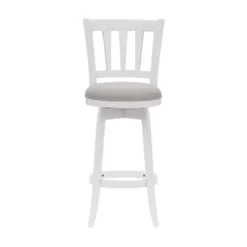 30" Presque Isle Wood Bar Height Swivel Stool White - Hillsdale Furniture -Furniture Haven Shop GUEST 203b108e 4784 49c6 ae3f 3db19c0b7fcf