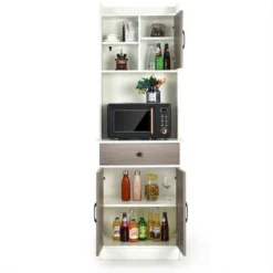 Costway 3-Door 71'' Kitchen Buffet Pantry Storage Cabinet W/Hutch Adjustable Shelf White 17 Costway 3-Door 71'' Kitchen Buffet Pantry Storage Cabinet W/Hutch Adjustable Shelf White -Furniture Haven Shop GUEST 205a8cc9 d6d6 47a5 83dc f5878d8577cc