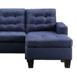 81" Earsom Sofa Blue Linen - Acme Furniture -Furniture Haven Shop GUEST 21484b13 fb97 49a6 9f80 957df54c11b2