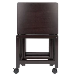 5pc Allen Snack Table Set Coffee - Winsome Wood -Furniture Haven Shop GUEST 2198f46b 98dc 4bbb ab84 a5e1563af7fb