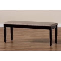 Corey Fabric Upholstered And Wood Dining Bench - Baxton Studio 12 Corey Fabric Upholstered And Wood Dining Bench - Baxton Studio -Furniture Haven Shop GUEST 2279a46e 9654 46da 93e2 25f92d312ecc