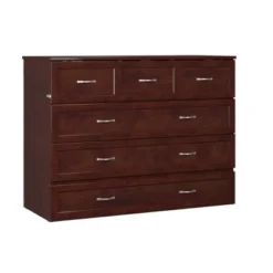 Full Deerfield Murphy Bed Chest With Charger Walnut - AFI -Furniture Haven Shop GUEST 22bd57c3 9258 4e6d a3fb da89d01334e8