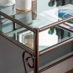 Clarisse Metal Vanity Set Brown - Linon -Furniture Haven Shop GUEST 233c17ba c60b 485f bd28 e9807485d2ef