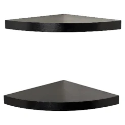 (Set Of 2) 11.5" X 1.5" Radial Floating Corner Shelves - Danya B. 13 (Set Of 2) 11.5" X 1.5" Radial Floating Corner Shelves - Danya B. -Furniture Haven Shop GUEST 23b80352 2c23 4622 8ece 8d0e27bc5be2