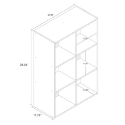11" 6 Cube Organizer Shelf - Room Essentials 33 11" 6 Cube Organizer Shelf - Room Essentials -Furniture Haven Shop GUEST 23bb23fc faa0 480e beca eadbe5bf7daa
