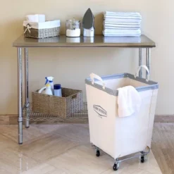 Commercial Grade Nsf Stainless Steel Top Work Table Chrome - Seville Classics -Furniture Haven Shop GUEST 2419e5d2 3b25 4ec0 9d7e cca069b9cf6f