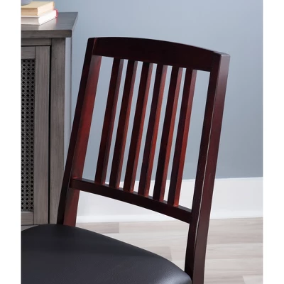 Set Of 2 Triena Mission Back Folding Chair Espresso - Linon 12 Set Of 2 Triena Mission Back Folding Chair Espresso - Linon - Image 12