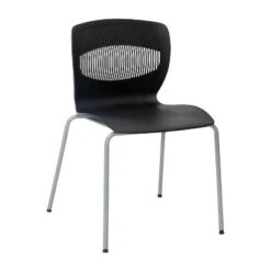 Emma And Oliver Heavy Duty 770 Lb. Capacity Ergonomic Polypropylene Stack Chair With Lumbar Support And Steel Frame 24 Emma And Oliver Heavy Duty 770 Lb. Capacity Ergonomic Polypropylene Stack Chair With Lumbar Support And Steel Frame -Furniture Haven Shop GUEST 2443c827 7375 44de b0fd cb1bdb2165b1