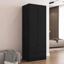 Denmark 2 Door And 2 Drawer Wardrobe - Polifurniture -Furniture Haven Shop GUEST 246e356e 61fb 40dd 897b bcc85cfd2ae0