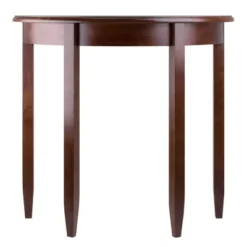 Concord Half Moon Accent Table - Antique Walnut - Winsome