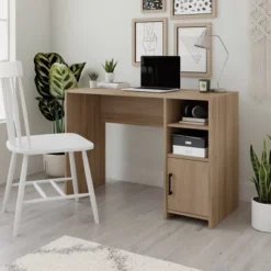 Beginnings Computer Desk With Storage Summer Oak - Sauder
