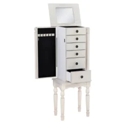 Obrecht Jewelry Armoire Off White - Powell Company -Furniture Haven Shop GUEST 26aa19b3 ea5e 47c1 aad4 9c0dc9362c09