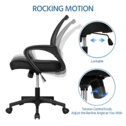 Yaheetech Adjustable Ergonomic Computer Chair Office Chair -Furniture Haven Shop GUEST 271e8911 36d7 4885 9790 f43d7a3ea28b