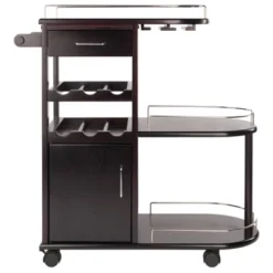 Jimmy Entertainment Cart Dark Espresso - Winsome -Furniture Haven Shop GUEST 27ed80b9 5140 4c7a 9df8 83541e124036