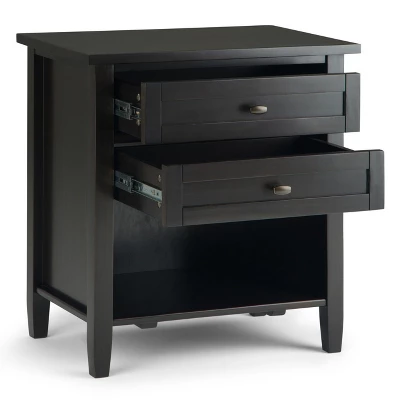 24" Norfolk Solid Wood Nightstand - WyndenHall 3 24" Norfolk Solid Wood Nightstand - WyndenHall - Image 3