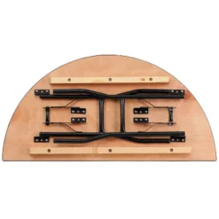 Flash Furniture 4-Foot Half-Round Wood Folding Banquet Table 14 Flash Furniture 4-Foot Half-Round Wood Folding Banquet Table -Furniture Haven Shop GUEST 29e863e8 9b8f 40fb bb20 1c4bc903ab00