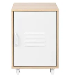 Aash 1 Door White Nightstands With Storage And 1 Adjustable Inner Shelves -The Pop Maison -Furniture Haven Shop GUEST 2a18fc10 fc7b 4878 bd3a 7696ea6ef107