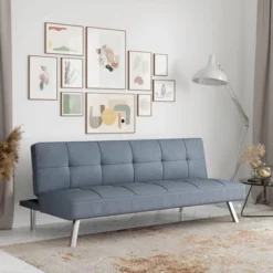 Colette Convertible Futon Sofa Bed Light Gray - Serta 18 Colette Convertible Futon Sofa Bed Light Gray - Serta -Furniture Haven Shop GUEST 2a9ee75c 8517 4376 827a a23143d9aa3b
