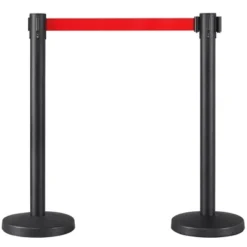 Yaheetech Retractable Belt Stanchion Set For Queuing Lines Crowd Control Barriers -Furniture Haven Shop GUEST 2ae17461 d1b2 46b0 a793 9eb8692aee4e