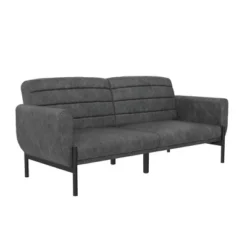 Ash Futon Distressed Faux Leather - Room & Joy 28 Ash Futon Distressed Faux Leather - Room & Joy -Furniture Haven Shop GUEST 2b66c19b 10d2 4de0 85b4 7888ee206279