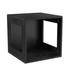 Hastings Home End Table, Stackable Modular Cube With Open Sides, Black -Furniture Haven Shop GUEST 2be56d9b d497 4462 b7ea e417511b48cb