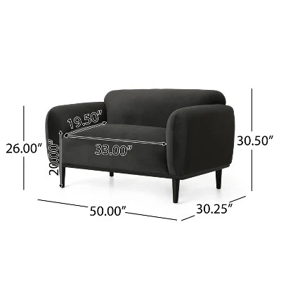 Chaparral Contemporary Upholstered Loveseat - Christopher Knight Home 8 Chaparral Contemporary Upholstered Loveseat - Christopher Knight Home - Image 8