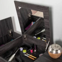 Harzen Storage Vanity With Mirror - Holly & Martin -Furniture Haven Shop GUEST 2d26f6e2 fef0 4367 adf4 6b2d0055f504