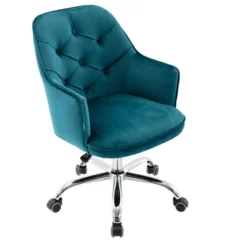 Modern Velvet Home Office Swivel Shell Chair-ModernLuxe -Furniture Haven Shop GUEST 2dbce268 eb82 4c0f 8e14 a306ec3983a6