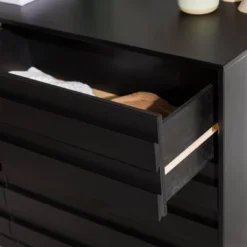 Ilya Solid Wood Modern Panel Front 6 Drawer Dresser - Saracina Home -Furniture Haven Shop GUEST 2dc1e829 bc08 48d3 8058 ca72b93eb72b