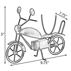 Vintiquewise Metal Figurine Motorcycle Shaped Vintage Wine Single Bottle Holder Stand Rack 8 Vintiquewise Metal Figurine Motorcycle Shaped Vintage Wine Single Bottle Holder Stand Rack -Furniture Haven Shop GUEST 2e15b848 0e19 46ed a447 eacd9b77a645