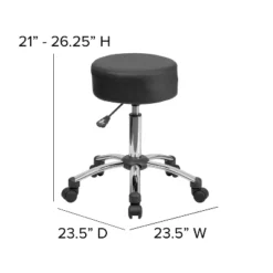 Emma And Oliver Medical Ergonomic Stool With Chrome Base 11 Emma And Oliver Medical Ergonomic Stool With Chrome Base -Furniture Haven Shop GUEST 2e44b148 00b2 4754 b42f c02f4bde401c