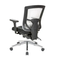 Contoured Plastic Back Manager's Chair White - OSP Home Furnishings -Furniture Haven Shop GUEST 2f9b741c f634 4bc7 a220 9f423173db01