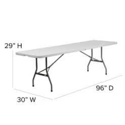 Flash Furniture 8-Foot Bi-Fold Granite White Plastic Banquet And Event Folding Table With Carrying Handle -Furniture Haven Shop GUEST 2fb0932d d1c4 4914 bcf4 e6af63b3662c
