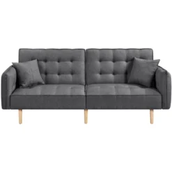 Yaheetech Convertible Sofa Bed Tufted Futon Couch With USB Ports For Living Room 15 Yaheetech Convertible Sofa Bed Tufted Futon Couch With USB Ports For Living Room -Furniture Haven Shop GUEST 2fd0b25a facf 4a8c 93db 370161b6f807