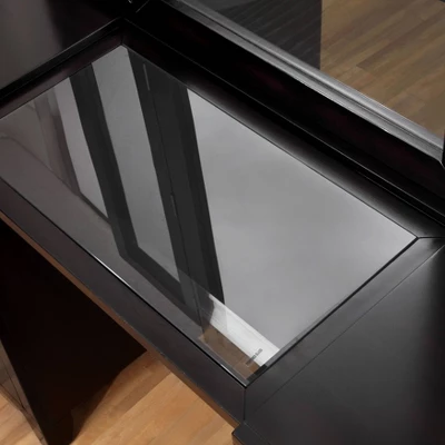 3pc Scrugham Contemporary 6 Drawer Vanity With Barstool Espresso - MiBasics 3 3pc Scrugham Contemporary 6 Drawer Vanity With Barstool Espresso - MiBasics - Image 3