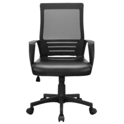 Yaheetech Adjustable Office Chair Midback Computer Chair With Lumbar Support -Furniture Haven Shop GUEST 306608c9 28ff 4488 887c 3be0b24b96e7