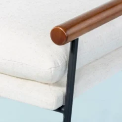 Cushioned Metal & Wood Bench - Cream/Black - Hearth & Hand™ With Magnolia 7 Cushioned Metal & Wood Bench - Cream/Black - Hearth & Hand™ With Magnolia -Furniture Haven Shop GUEST 31d32cd8 6e8f 42a8 ba93 0f4864c8073d