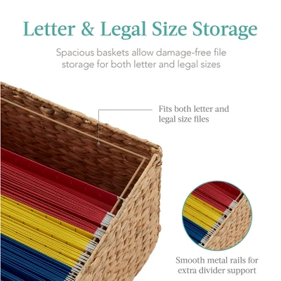 Best Choice Products Vertical Rolling File Cabinet For Home, Office W/ Rubberwood Frame, Locking Caster Wheels 2 Best Choice Products Vertical Rolling File Cabinet For Home, Office W/ Rubberwood Frame, Locking Caster Wheels - Image 2