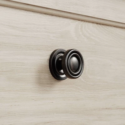 2 Drawer Hammond Lateral File Cabinet Chalk Oak - Sauder 3 2 Drawer Hammond Lateral File Cabinet Chalk Oak - Sauder - Image 3