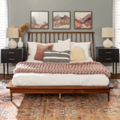 Boho Solid Wood Spindle Platform Bed - Saracina Home 27 Boho Solid Wood Spindle Platform Bed - Saracina Home -Furniture Haven Shop GUEST 34e37aae 945b 4e1c b588 d216ba7b0bcd