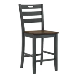 2pk Danforthe Ladder Back Counter Height Chairs - HOMES: Inside + Out 12 2pk Danforthe Ladder Back Counter Height Chairs - HOMES: Inside + Out -Furniture Haven Shop GUEST 352c001f fa8b 4c08 8932 18c4e6aa7443